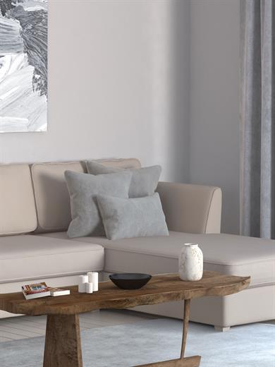 Home Daily Series Açık Gri Renk Kırlent Yastık Kılıfı
