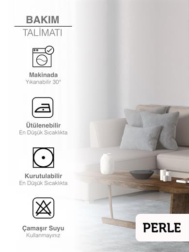 Home Daily Series Açık Gri Renk Kırlent Yastık Kılıfı