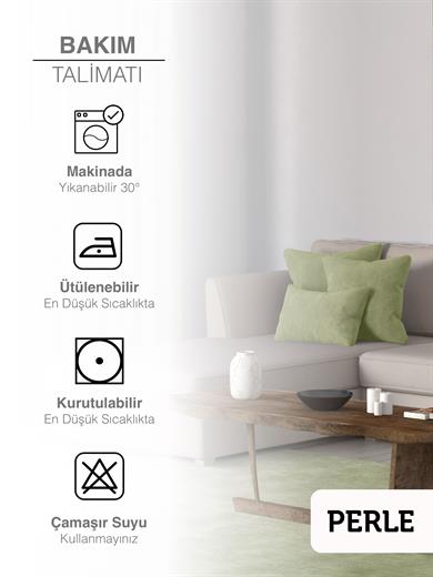 Home Daily Series Ada Çayı Rengi Kırlent Yastık Kılıfı