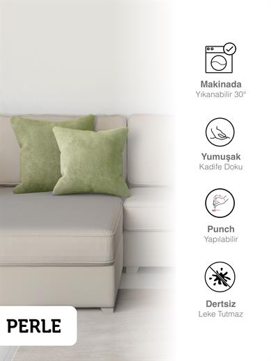 Home Daily Series Ada Çayı Rengi Kırlent Yastık Kılıfı