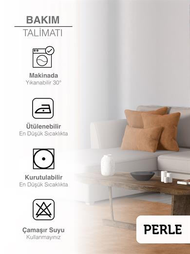 Home Daily Series Antik Renk Kırlent Yastık Kılıfı