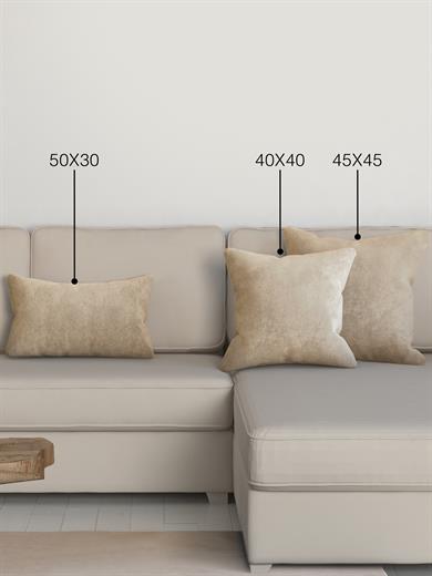 Home Daily Series Bej Rengi Kırlent Yastık Kılıfı