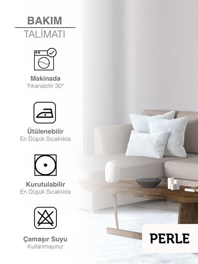 Home Daily Series Beyaz Renk Kırlent Yastık Kılıfı