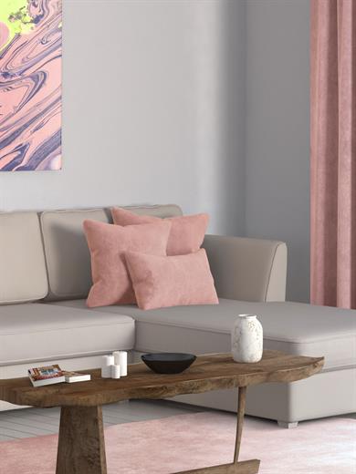 Home Daily Series Buğulu Gül Rengi Kırlent Yastık Kılıfı