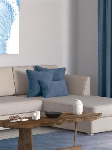 Home Daily Series Derin Mavi Rengi Kırlent Yastık Kılıfı