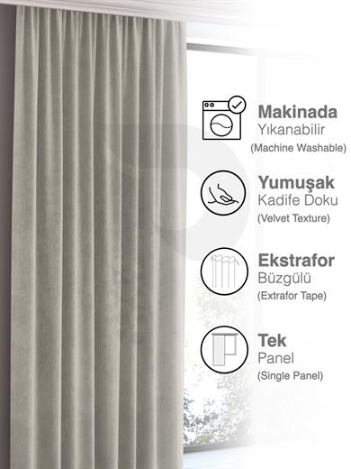 Home Daily Series Ekru Rengi Ada Fon Perde
