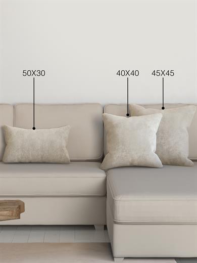 Home Daily Series Ekru Rengi Kırlent Yastık Kılıfı