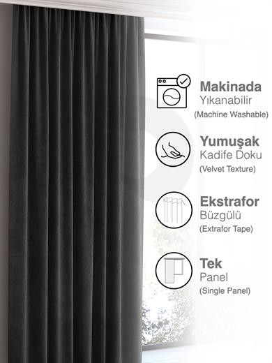 Home Daily Series Gri Rengi Ada Fon Perde