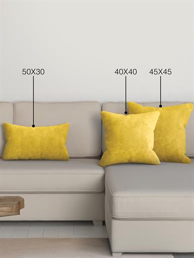 Home Daily Series Güneş Sarısı Rengi Kırlent Yastık Kılıfı