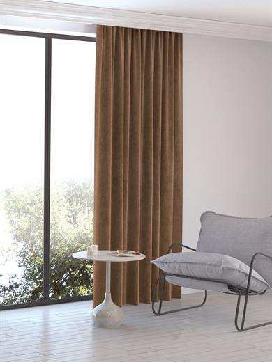 Home Daily Series Kahve Rengi Ada Fon Perde