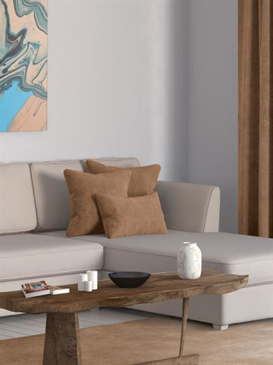 Home Daily Series Kahverengi Kırlent Yastık Kılıfı