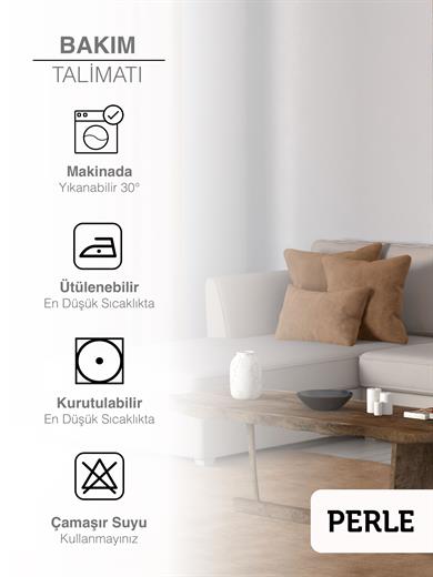Home Daily Series Kahverengi Kırlent Yastık Kılıfı