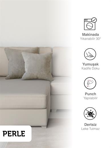 Home Daily Series Keten Rengi Kırlent Yastık Kılıfı