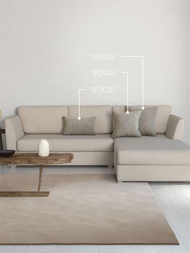 Home Daily Series Keten Rengi Kırlent Yastık Kılıfı