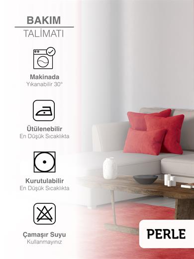 Home Daily Series Kırmızı Kırlent Yastık Kılıfı