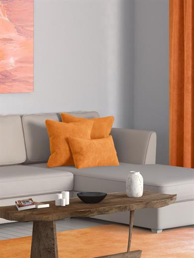 Home Daily Series Mandalina Rengi Kırlent Yastık Kılıfı