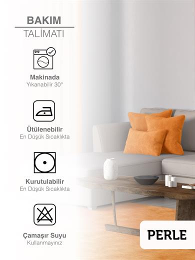 Home Daily Series Mandalina Rengi Kırlent Yastık Kılıfı