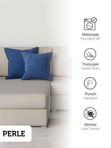 Home Daily Series Safir Rengi Kırlent Yastık Kılıfı