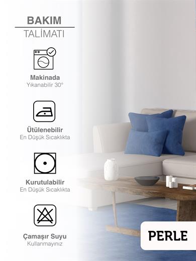Home Daily Series Safir Rengi Kırlent Yastık Kılıfı