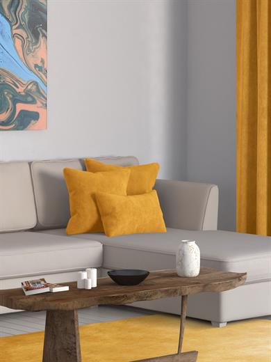 Home Daily Series Safran Rengi Kırlent Yastık Kılıfı