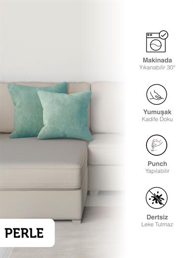 Home Daily Series Sis Mavisi Rengi Kırlent Yastık Kılıfı