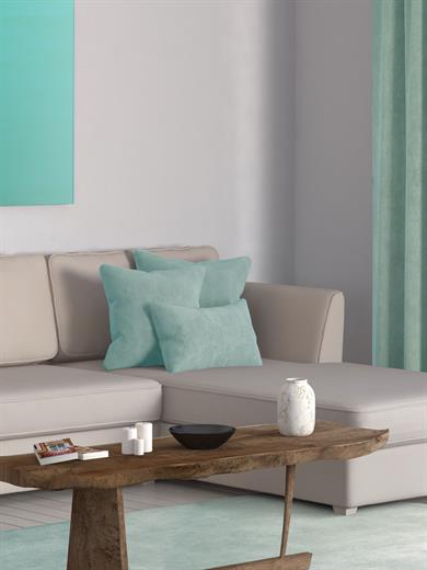 Home Daily Series Sis Mavisi Rengi Kırlent Yastık Kılıfı