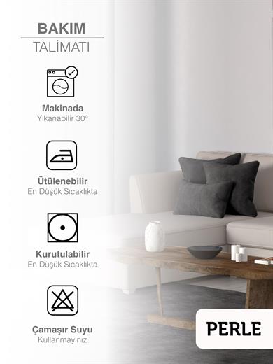 Home Daily Series Siyah Renk Kırlent Yastık Kılıfı