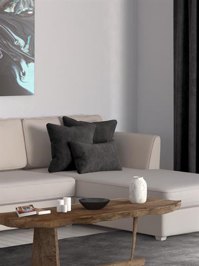Home Daily Series Siyah Renk Kırlent Yastık Kılıfı