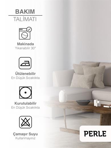 Home Daily Series Taş Rengi Kırlent Yastık Kılıfı