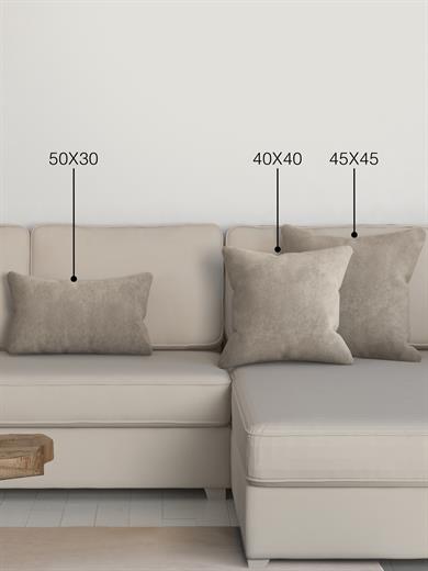 Home Daily Series Taş Rengi Kırlent Yastık Kılıfı