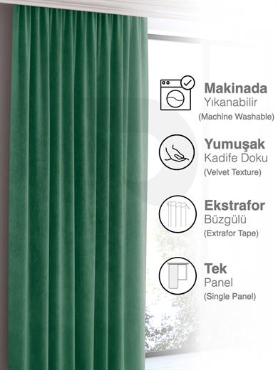 Home Daily Series Zümrüt Yeşili Ada Fon Perde