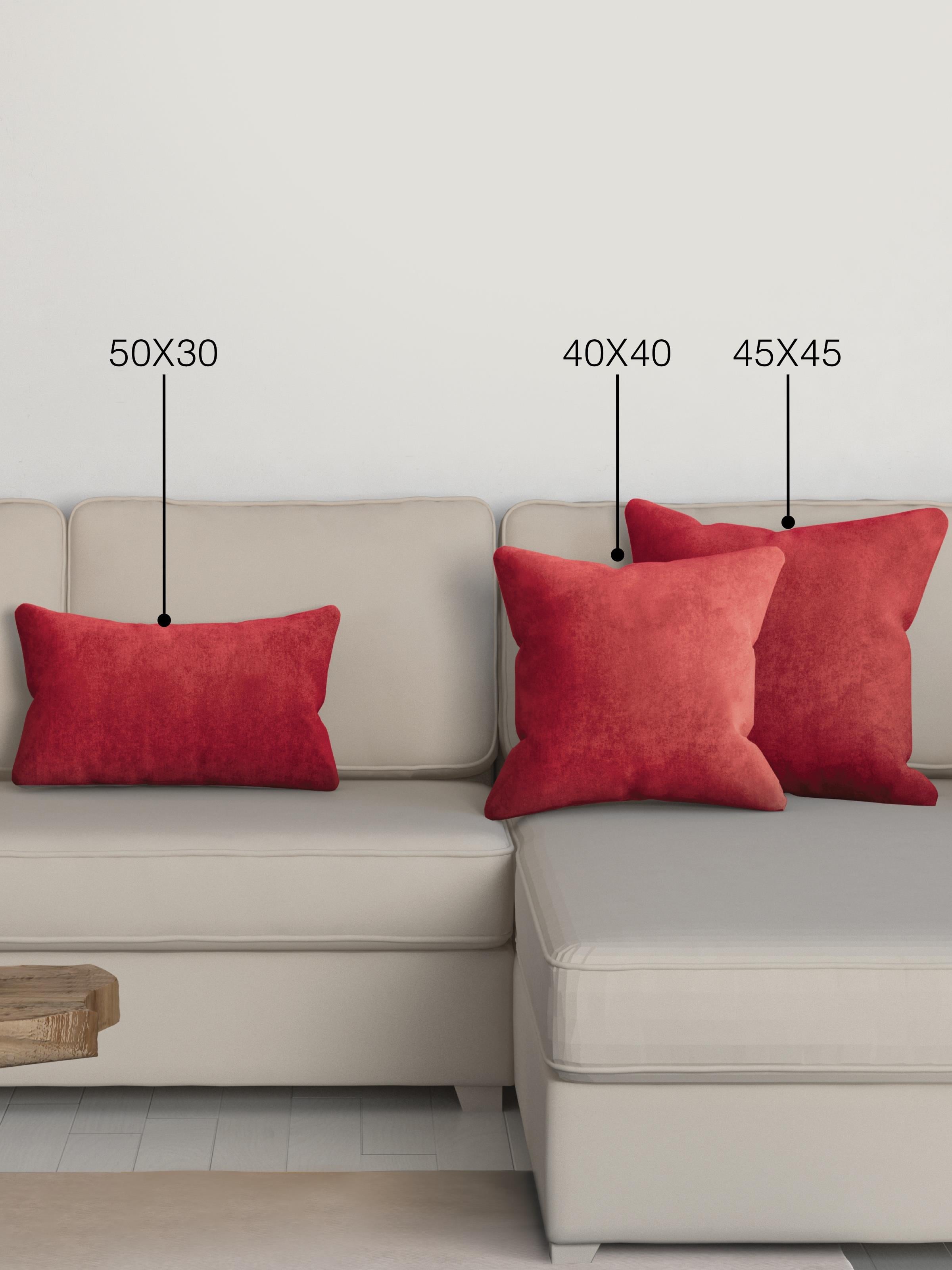 Home Daily Series Kırmızı Kırlent Yastık Kılıfı