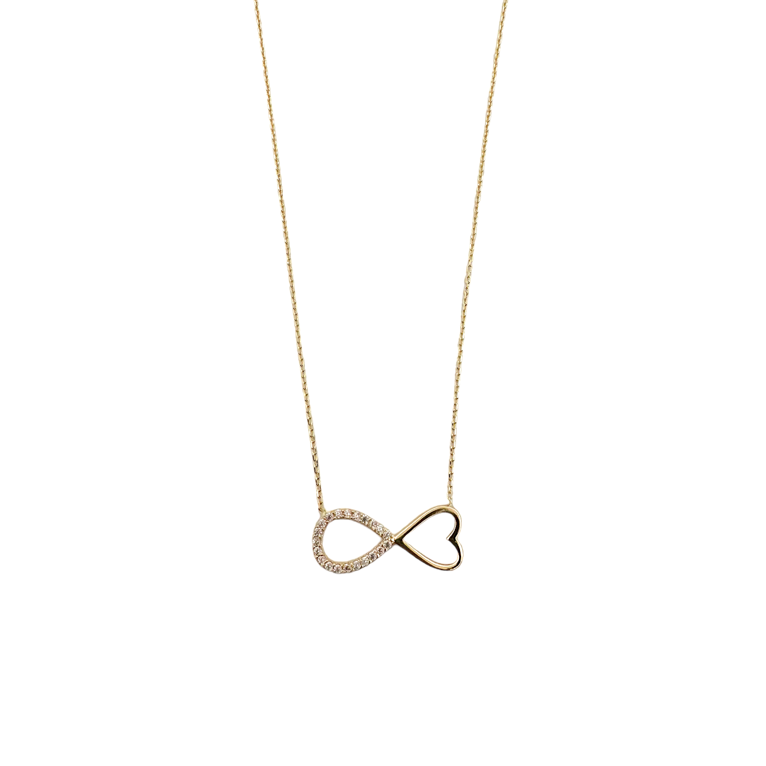  Altın Nesil - 14 Ayar Altın Aşk İçinde Sonsuzluk Kolye