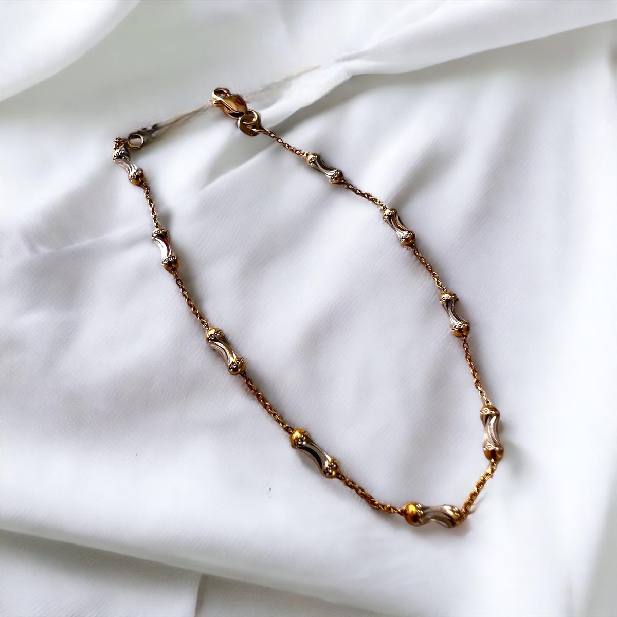 14 Ayar Altın Tasarım Model Bileklik