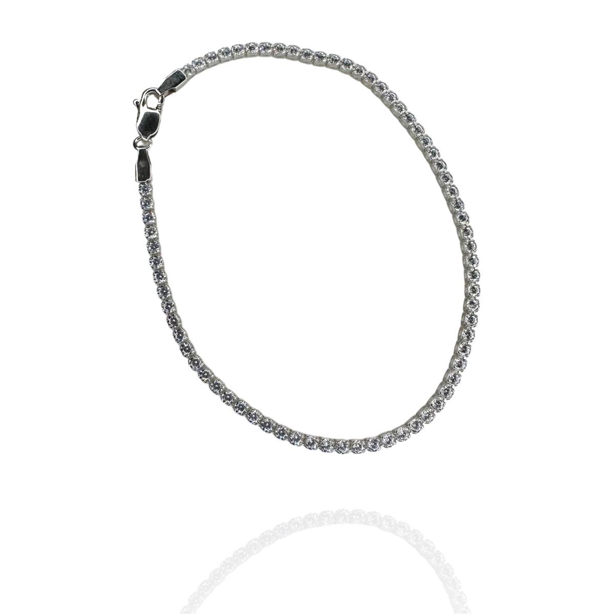 14 Ayar Beyaz Altın Su Yolu Bileklik