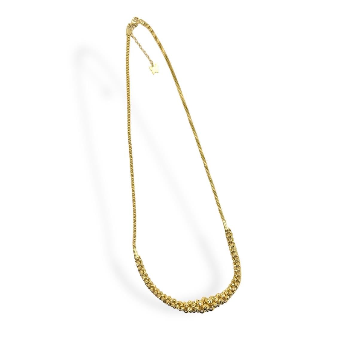 14 Ayar Kayze Sık Dorikalı Süzme Kolye