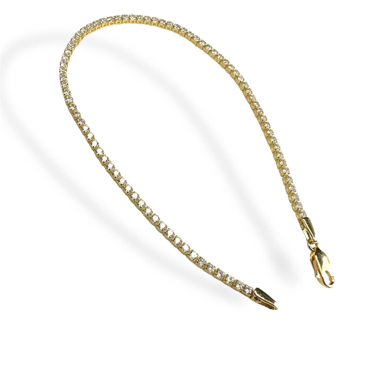 14 Ayar Sarı Altın Su Yolu Bileklik