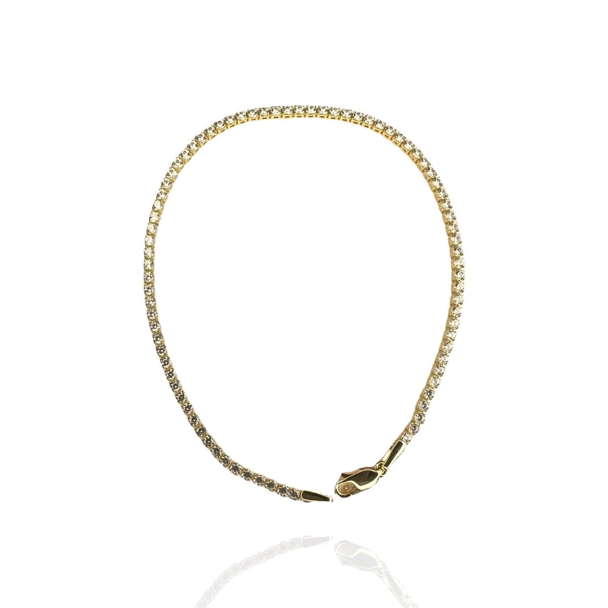 14 Ayar Sarı Altın Su Yolu Bileklik