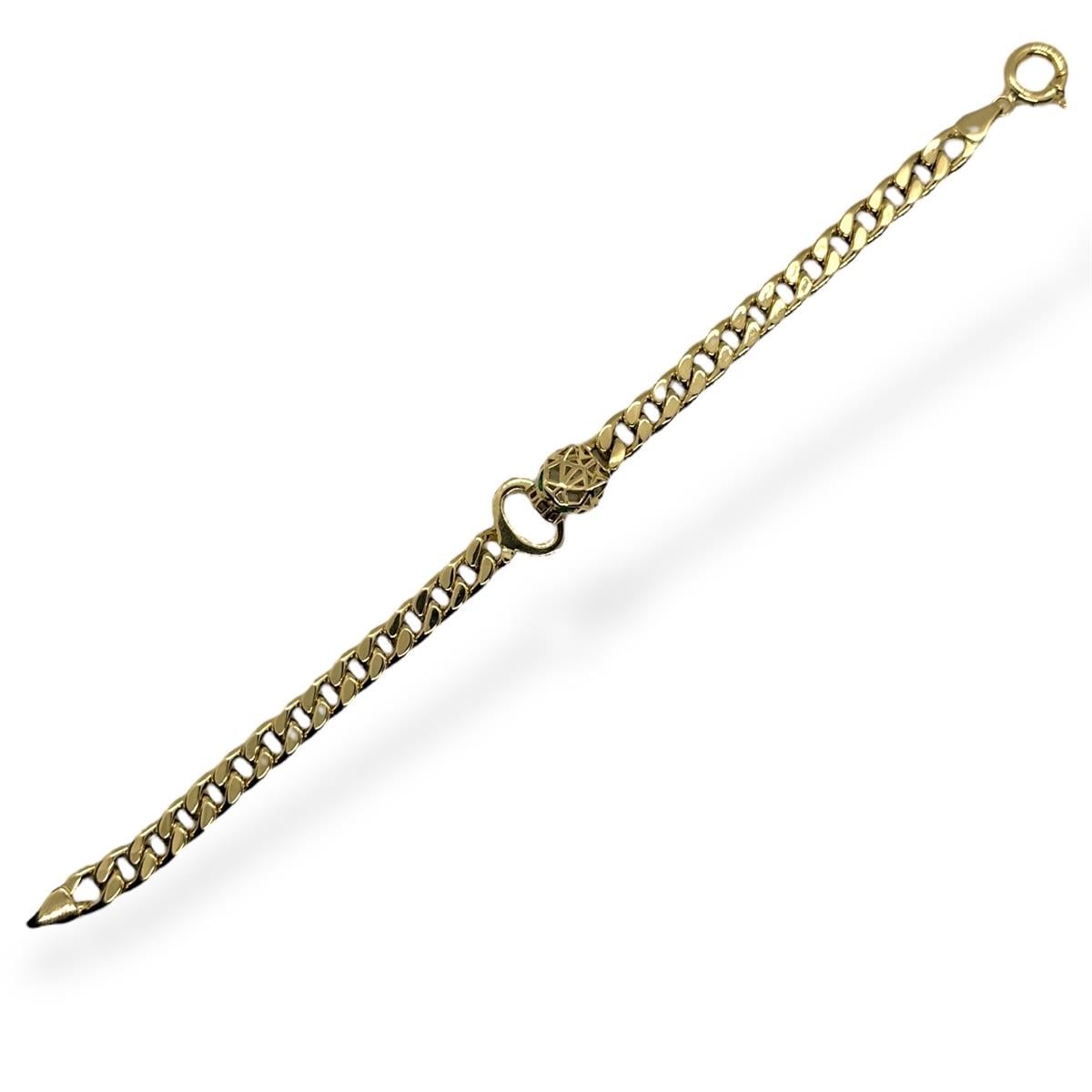 14 Ayar Tek Kaplan Füzyon Gurmet Bileklik