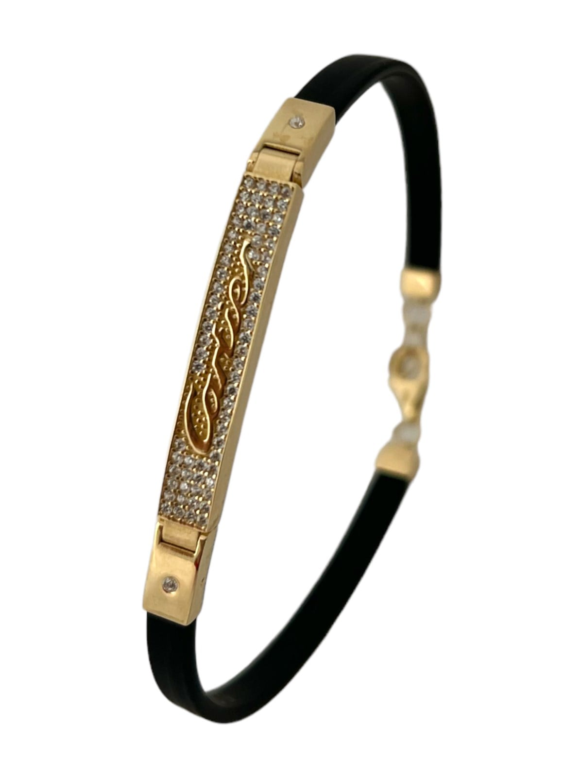 Taşlı Cartier Model Kauçuk Bileklik