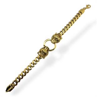 14 Ayar Çift Kaplan Füzyon Gurmet Bileklik