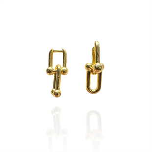 14 Ayar Mapa Tifany Modelli Küpe