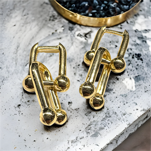 14 Ayar Mapa Tifany Modelli Küpe