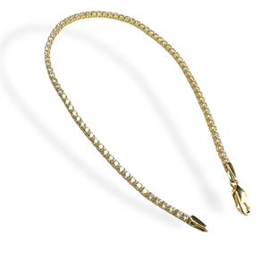 14 Ayar Sarı Altın Su Yolu Bileklik