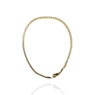 14 Ayar Sarı Altın Su Yolu Bileklik