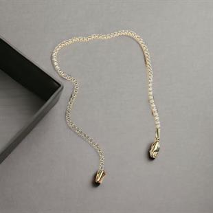 14 Ayar Sarı Altın Su Yolu Bileklik