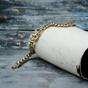 14 Ayar Taşlı Modelli Füzyon Gurmet Bileklik