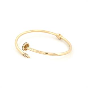 Altın Nesil 14 Ayar Taşlı Çivi Bilezik