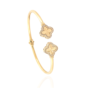 Altın Nesil 14 Ayar Taşlı Kalemli Model Bilezik