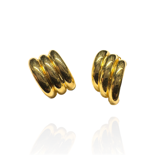 İtalyan Kaburga Model 14 Ayar Çivi Küpe